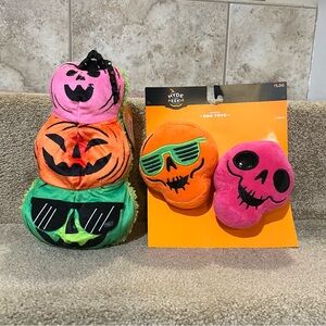 Hyde eek Target Dog Toy lot Halloween Squeaky skeleton  New
